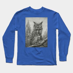 Winter Owl Long Sleeve T-Shirt